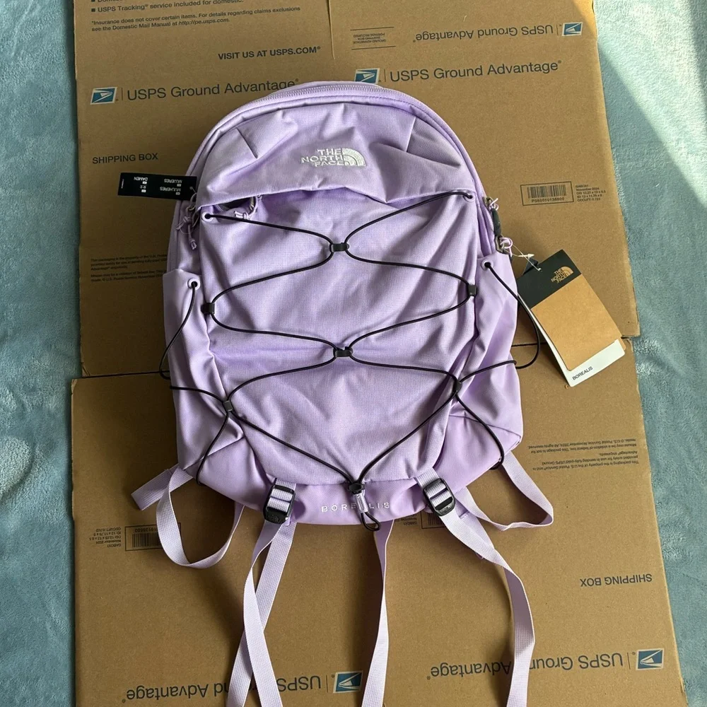 The North Face Women's Borealis Backpack Purple Lilac Lavender One Size NWT $99 - Picture 1 of 10